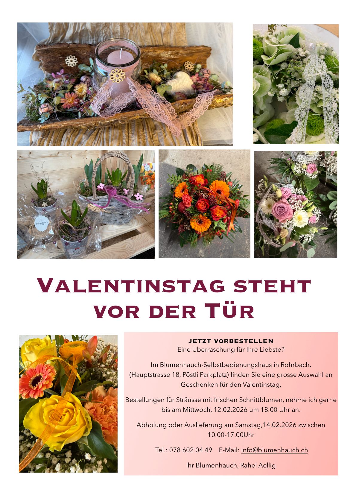 Valentinstag bei Blumenhauch